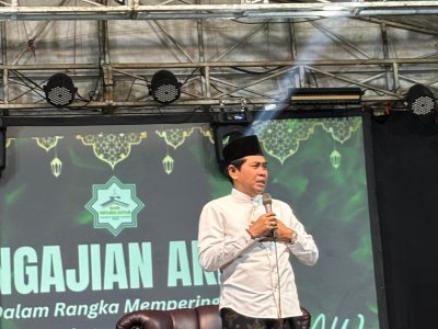 Pengajian Isra Mi’raj di Masjid Miftahul Jannah Kemangsen Hadirkan Kyai Kondang
