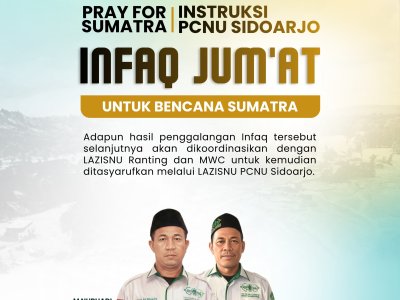 LAZISNU MWC NU Balongbendo Galang Infaq Jum’at Peduli Bencana Sumatera, Respons Warga NU Sangat Luar Biasa